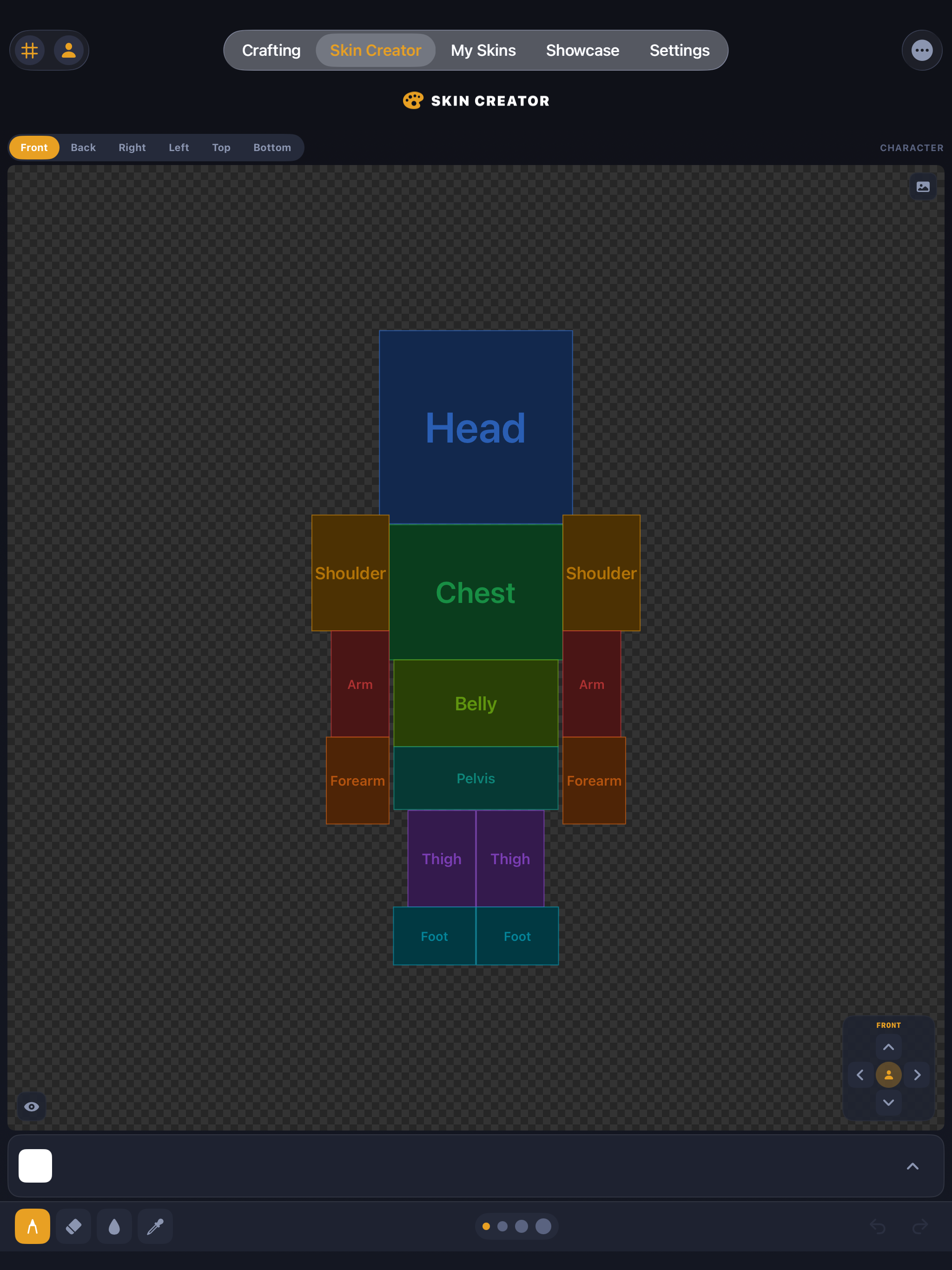 Skin Creator - 2D editor